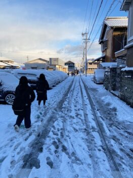 今年は雪が多いな～