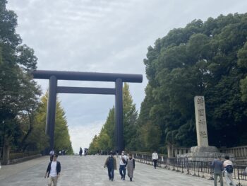 靖国神社から