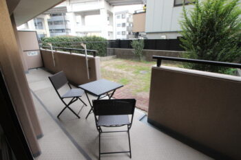 マンションにお庭
