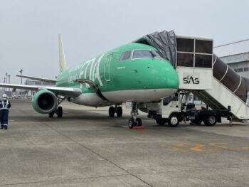 久し振りの飛行機