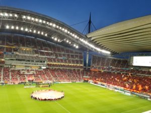 サッカー観戦