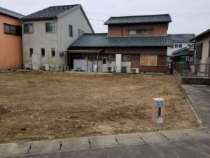 浅井町土地　更地になりました